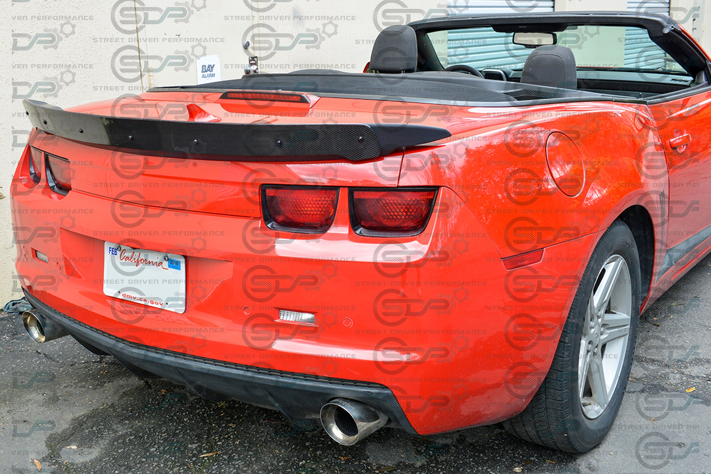2010-2013 5th Gen Camaro - "ZL1 Style" Rear Trunk Lid Spoiler Wing  with Wickerbill - for models